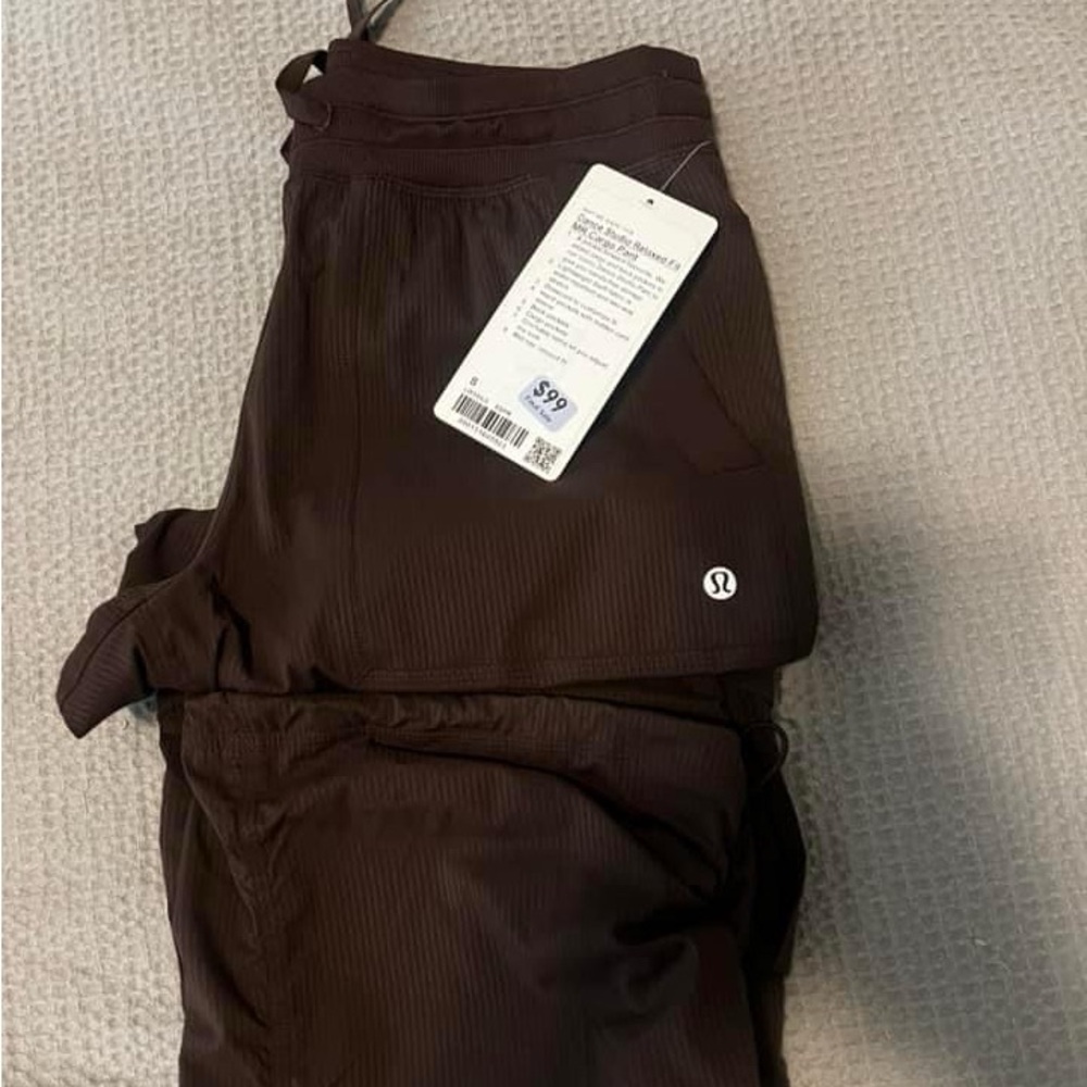 Lululemon Dance Studio Relaxed-Fit Mid-Rise Cargo Pant New With Tags Size Small